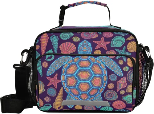 Vista 25 de MNSRUU Bolsa de almuerzo con aislamiento de astronauta espacial para mujeres, lonchera para hombre, con correa ajustable para el hombro, bolsa
