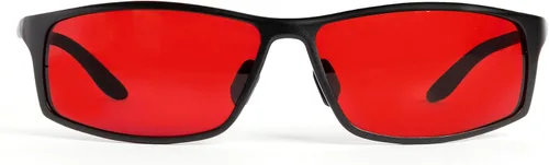 Vista 9 de TrueDark by Dave Asprey Twilights Red Lenses Block 99% Blue, Green & Violet Light for Night Use