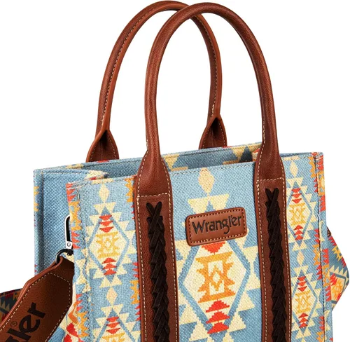 Vista 6 de Wrangler Tote Bag Set Aztec Purse for Women Western Hobo Handbag Set