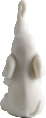 Vista 6 de JFSM INC. Figura de elefante de buena suerte de 4 pulgadas con tronco elevado