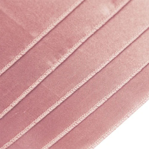 Vista 3 de WELMATCH Lazos de satén rosa rubor para silla, 50 unidades, lazos para sillas de decoración de banquetes de boda, fiesta, evento (rosa rubor, 50)