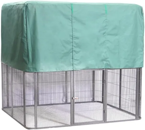 Vista 3 de SENY Funda nocturna impermeable para jaula grande de pajarera para aves. (Solo funda verde)