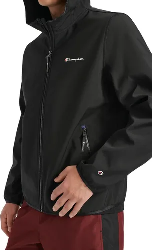 Vista 5 de Champion Chaqueta Ligera Activa de Soft Shell para Hombre con Capucha Negro