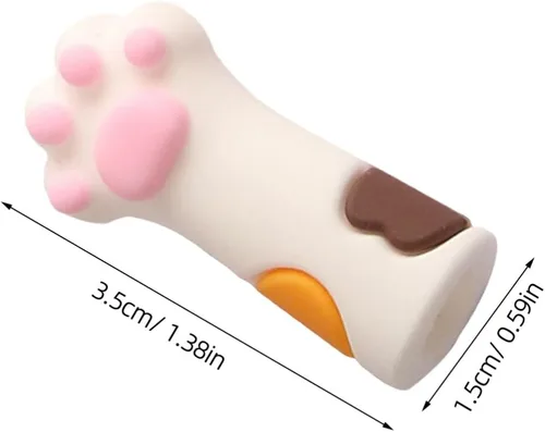 Vista 2 de FOMIYES Juego de cubiertas de herramientas para el cuidado de uñas, 3 piezas, tijeras para gatos, pinzas de cutícula, funda protectora, tapa