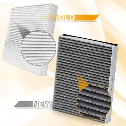 Vista 6 de Filtro de aire de cabina 6043C (CF11920) con carbón activado compatible con Ford C-Max/Escape/Focus/Gt 2013-2018, Transit Connect 2014-2020, Lincoln