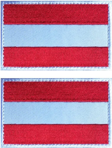 Vista 105 de 2 unidades AliPlus Parches de bandera de Afganistán bordados, parches tácticos militares de moral con gancho y bucle