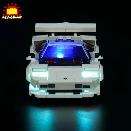 Vista 5 de Kit de luces GC para Lego® Speed Champions Lamborghini Countach 76908 (Lego Set no incluido) (Classic)
