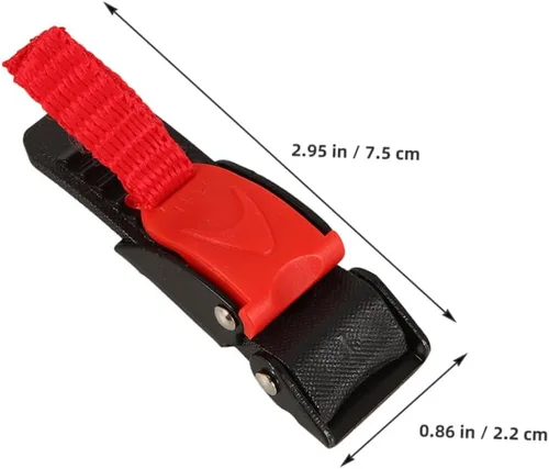 Vista 2 de Kit de 4 hebillas de liberación rápida para motocicleta, sombrero de seguridad, construcción de pompones duraderos para una aplicación y extracción