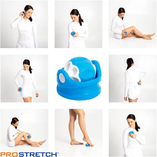 Vista 6 de ProStretch Rodillo de bola de masaje manual Junior+ para alivio de fascitis plantar y terapia de tejido profundo