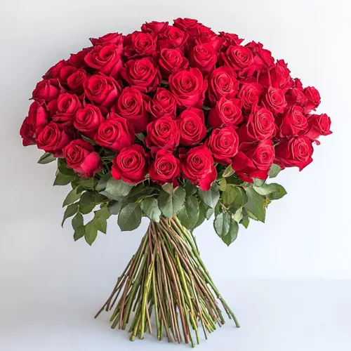 Vista 38 de GlobalRose Ramo de 50 rosas surtidas, rosas de origen responsable, flores frescas, ramo fresco de flores seleccionadas a mano para el día