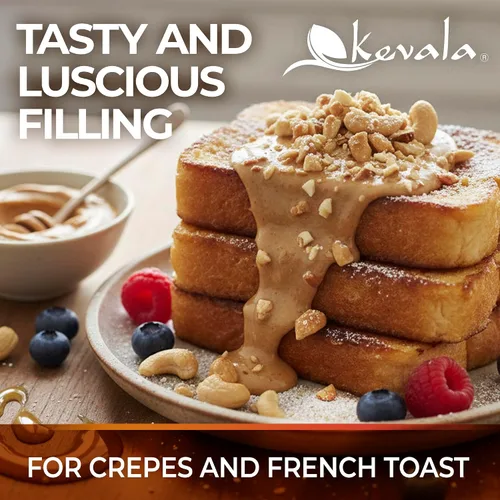 Vista 3 de Kevala Mantequilla de anacardo de 7 libras Bulk Size, Natural Peanut Butter Substitute, Cashew Unsalted Butter for Toasts and Pancakes, No Palm