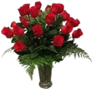 Vista 2 de Seda artificial de cuero de 18 pulgadas, hojas de helecho, vegetación floristería, calidad floristería, 7 hojas por tallo, 3 racimos en total 252