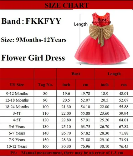 Vista 6 de Vestido Fkkfyy con flor, vestido para boda, para niña de 0-12 meses