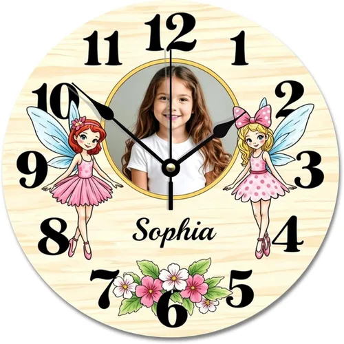 Vista 24 de ArogGeld Reloj de pared para conductor de autobús escolar, reloj de madera clásico 10 silencioso, sin tictac, de cuarzo, funciona
