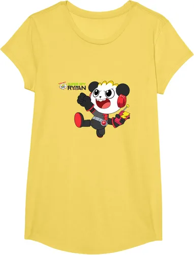 Vista 49 de Ryan's World Super Spy Combo Panda Camiseta, gris, S Asfalto