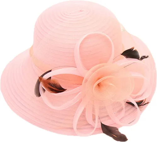 Vista 27 de seven wolves Sombrero de sombrero de iglesia Derby para mujer, sombrero de ala ancha para el sol beige B