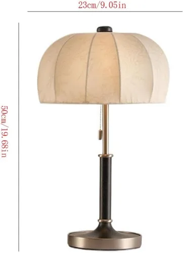 Vista 2 de BGGJJ Lamp for Desk Modern Retro Table Lamp, Study, Master Bedroom, Bedside Decorative Lamp, Living Room, High-end Table Lamp Desk Lamps for Home