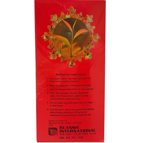 Vista 3 de Zarrin - Té Puro Ceilán OPA, Naranja Pekoe A, 1LB (454g), Té de Hojas Sueltas