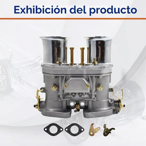 Vista 7 de GXYWADY Repuesto de carburador de 2 barriles para VW Beetle Bug Fiat Weber Engine 40 IDF Carb