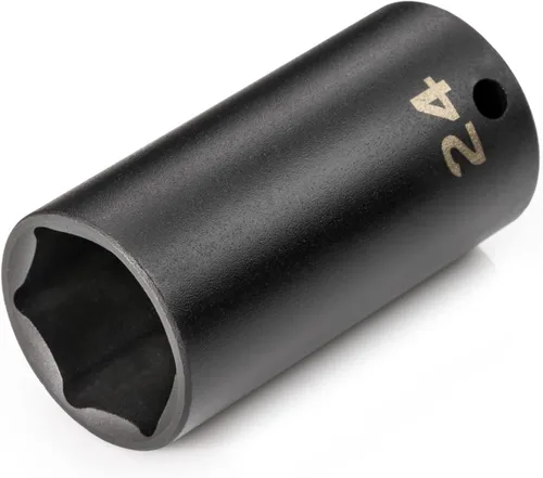 Vista 40 de TEKTON Zócalo de impacto de 6 puntos de 1 pulgada de profundidad de 3/8 pulgadas x 1 pulgada SID13025