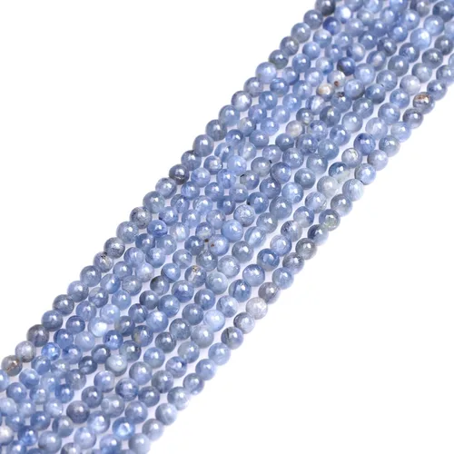Vista 51 de GEM-Inside - 95 cuentas AA color morado oscuro de amatista de 15 pulgadas por hebra con agujero, piedras preciosas naturales y cuentas de cristal