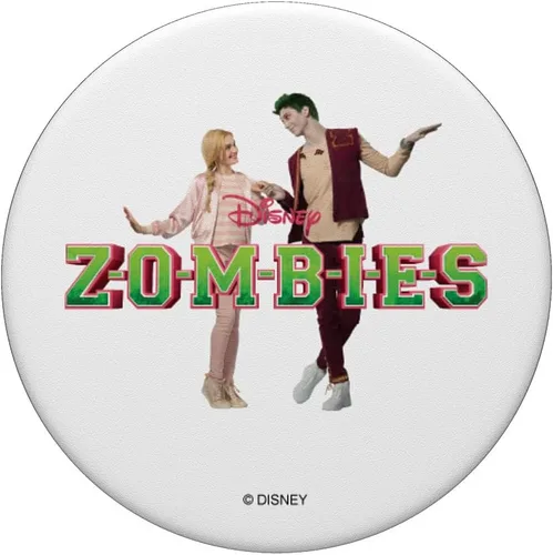 Vista 3 de Disney Zombies Addison and Zed Love PopSockets - Agarre y soporte para teléfonos y tabletas, Negro