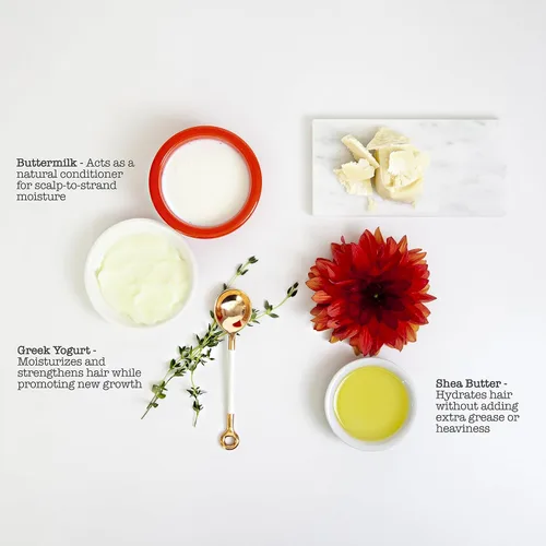 Vista 3 de SAUCE BEAUTY Creamy House Dressing - Acondicionador para cabello rizado, cabello fino a medio, desenredante para el control del encrespamiento