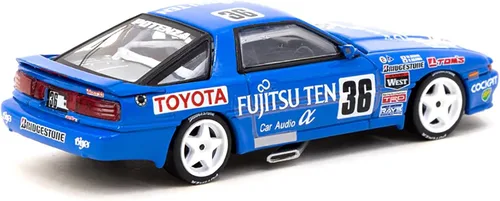 Vista 3 de Supra Turbo (MA70) RHD (conducción a la derecha) Campeonato Japonés de Turismos (1990) "Hobby64 1/64 Modelo de coche fundido a troquel por Tarmac