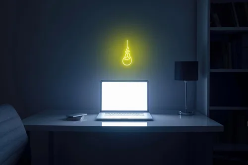 Vista 5 de AdvPro Muestra de neón LED de silicona flexible de bombilla - azul - st16s42-fnu0064-b