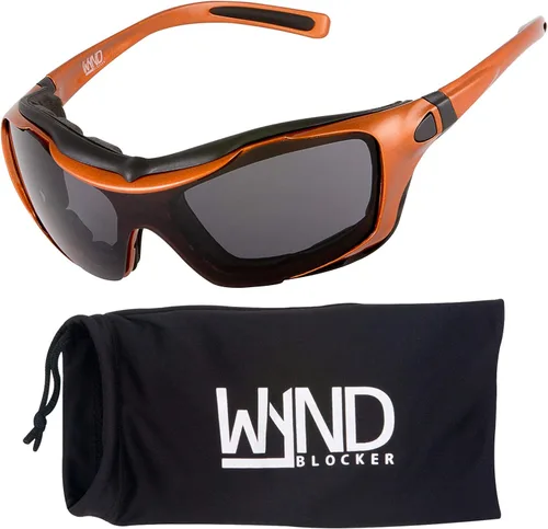 Vista 6 de WYND Blocker Gafas de sol polarizadas grandes para motociclismo