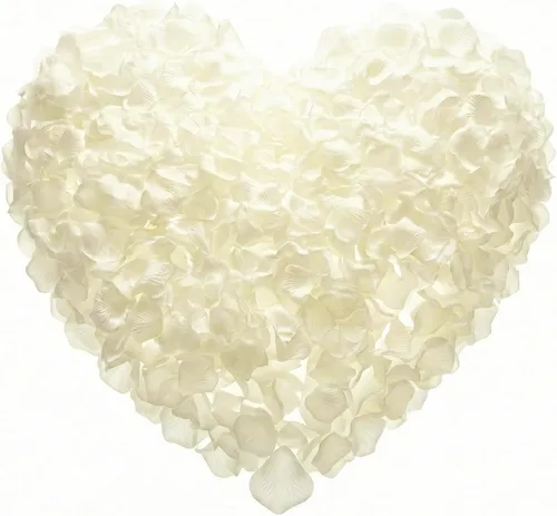 Vista 32 de Pyrrhiax 1000 pétalos de rosa artificiales, pétalos de rosa falsos para noches románticas, bodas, propuestas de decoración de flores de aniversario