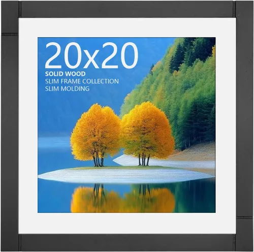 Vista 7 de Marco de fotos A1, 23.4 x 33.1 marco, marco de póster grande, marco de madera teca para galería, marco de póster para fotos, obras de arte, poste