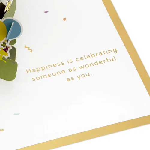 Vista 5 de Hallmark Signature Paper Wonder Peanuts Pop Up Tarjeta de cumpleaños (Celebrate)