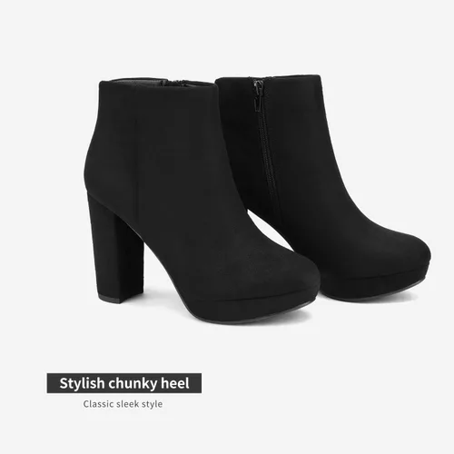 Vista 2 de DREAM PAIRS - Botines de tacón alto para mujer.