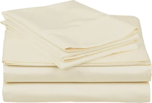 Vista 14 de BLUENILEMILLS Blue Nile Mills - Juego de sábanas de algodón egipcio, 400 hilos, suave, tejido satinado, transpirable, para todas las estaciones