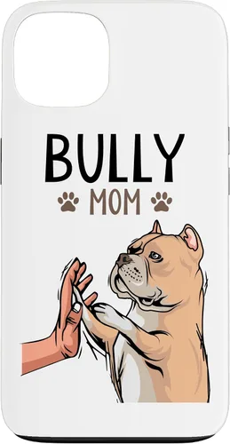 Vista 7 de Funda para iPhone 13 Pro Max American Bully Mom Dog Mama Dog Dog Holder