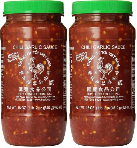 Vista 12 de Salsa de ajo y chile Huy Fong, 18 oz.