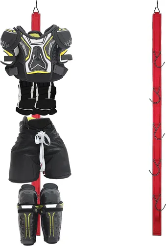 Vista 11 de Percha de hockey portátil colgante Dryig Rack Regalos para el hogar y al aire libre Uso en hockey sobre hielo, patinaje, fútbol, camping, pesca, 5