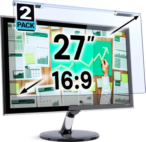 Vista 43 de VINTEZ Panel protector de pantalla de bloqueo de luz azul de 14 pulgadas para monitor de computadora y portátil de pantalla ancha 16:9 – Película