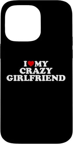 Vista 21 de Ich Liebe Meine verrückte Freundin GF - Rotes Herz [German Language] Case for iPhone 17