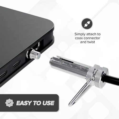Vista 7 de THE CIMPLE CO Llave de cable coaxial y llave de seguridad - Herramienta adaptadora de escudo coaxial para extracción de filtro, apriete