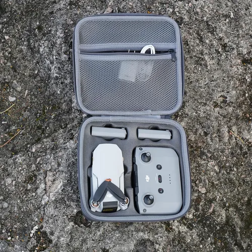 Vista 5 de Bolsa de almacenamiento para DJI Mini 4K-Hard Shell Estuche de transporte de viaje compatible con DJI Mini 4K/2/2 SE Drone y accesorios