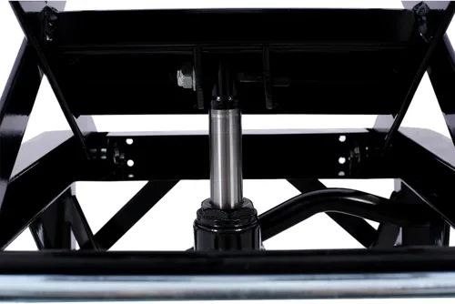 Vista 7 de 300LBS Hidráulica Motocicleta Scissor Jack Mesa Elevadora, 13.4-36.2" (negro)