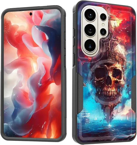 Vista 224 de Funda magnética para Galaxy A16 5G, [compatible con MagSafe] [protección contra caídas de grado militar] Funda resistente a prueba de golpes