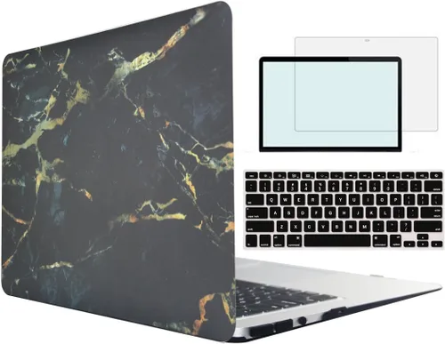Vista 36 de Funda compatible con MacBook Pro de 13 pulgadas con CD-ROM modelo A1278 versión 2008-2012, carcasa rígida 4 en 1 de plástico a presión con protector