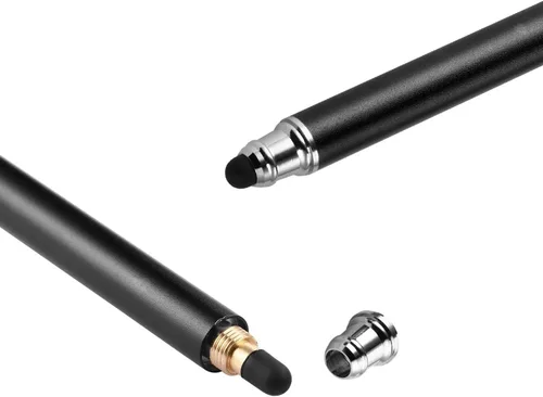 Vista 5 de Metro Lápiz capacitivo universal 2 en 1 para pantalla táctil con 20 puntas de goma de repuesto, compatible con iPad, iPhone, iPad Pro, Galaxy
