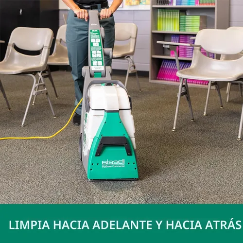 Vista 5 de Máquina de limpieza a motor de la marca Bissell BigGreen, modelo BG10, con 2 motores para una limpieza profunda, Verde, 1