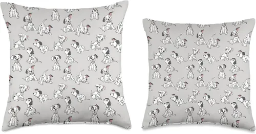 Vista 3 de Disney Classic 101 Dálmatas cachorros suave gris, 16 x 16, multicolor