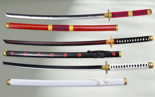 Vista 8 de Anime Sword 41 inch,Zorowado ichimonjiAnime Original Texture,for Role-Playing and Collection, with One Display Stand