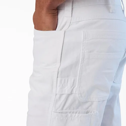 Vista 6 de Dickies Pantalones de pintor utilitarios para hombre Blanco